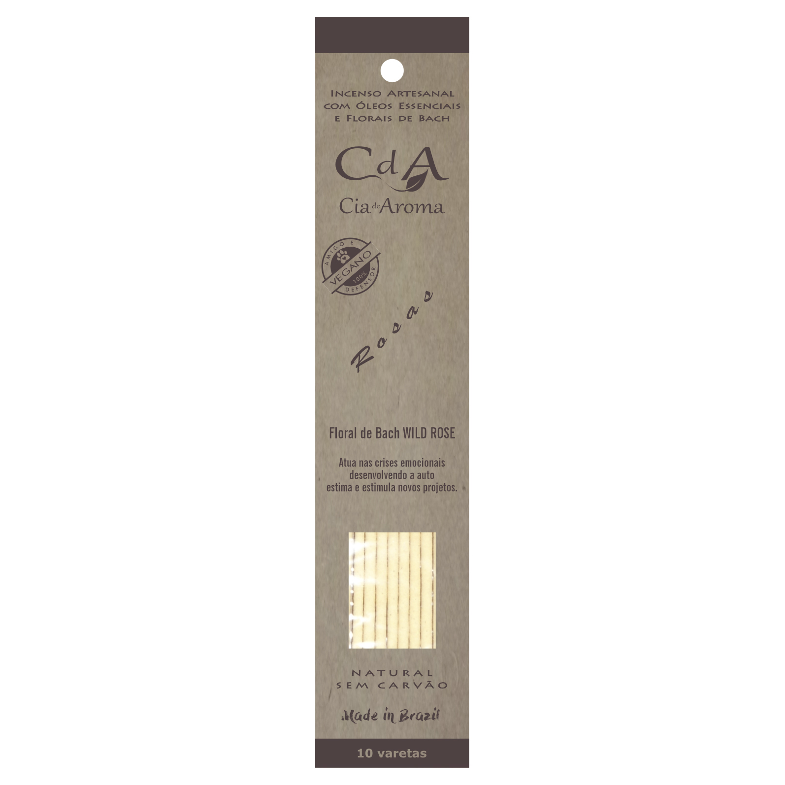 Incenso Rosas - Cia Aroma