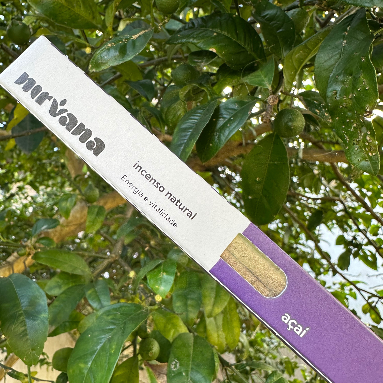 Incenso AÇAI Nirvana natural.